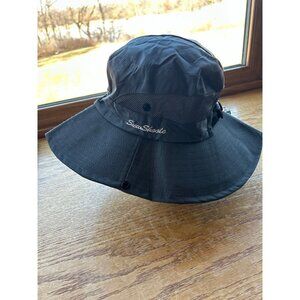 Sunshade Women’s Vented Ponytail Fishing Hat Outdoor Sun Protection Foldable